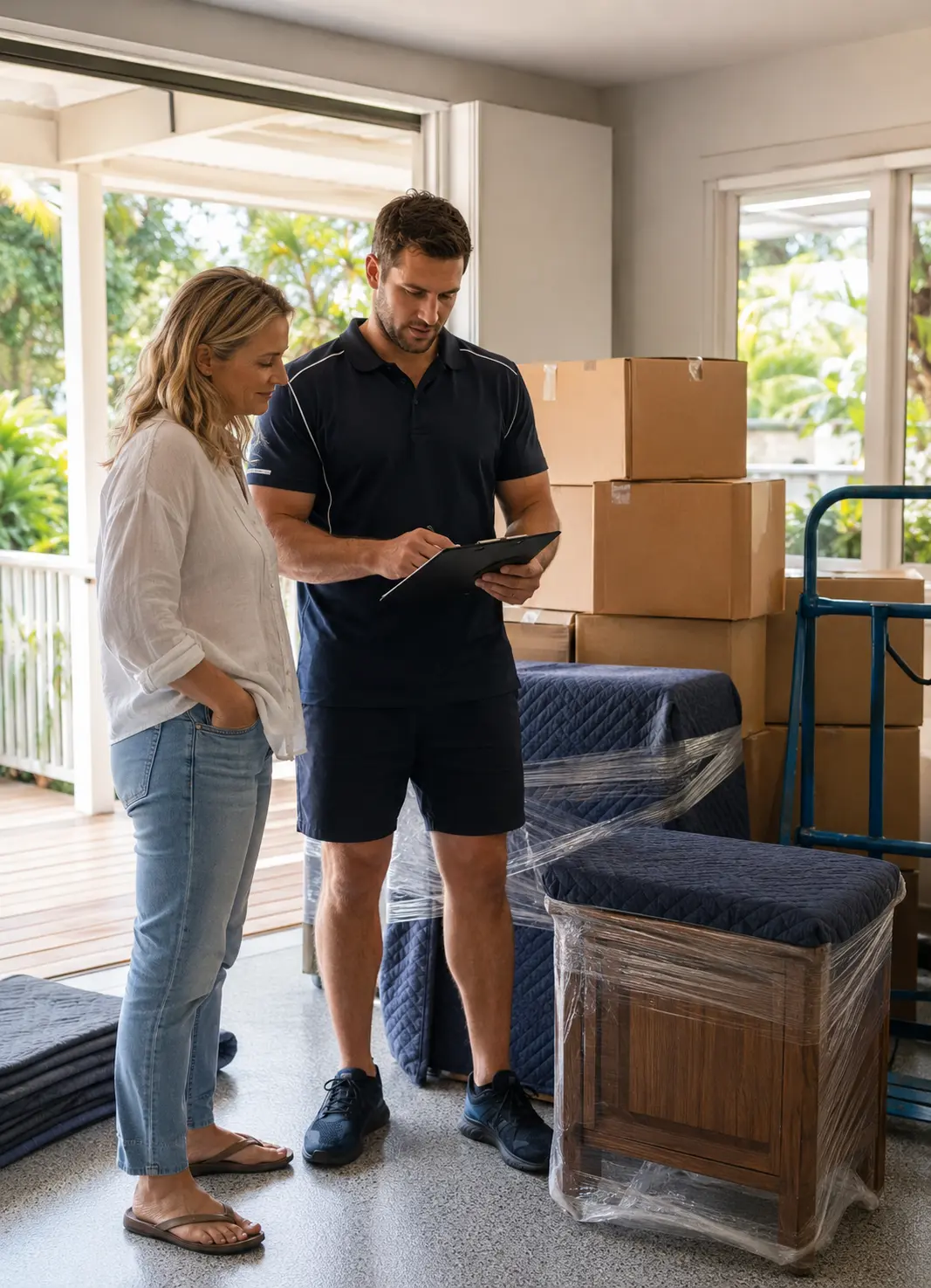 Interstate removalist quote planning for moving furniture and household goods to Cairns