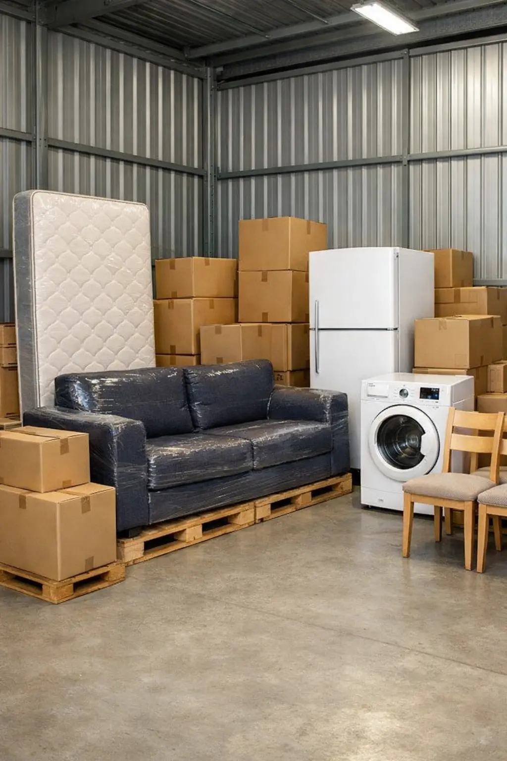 Perth interstate move with household furniture held in short-term storage before final delivery